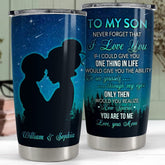 Personalized Son Gifts Tumbler From Mom Dad For Kid Boy Best Gift